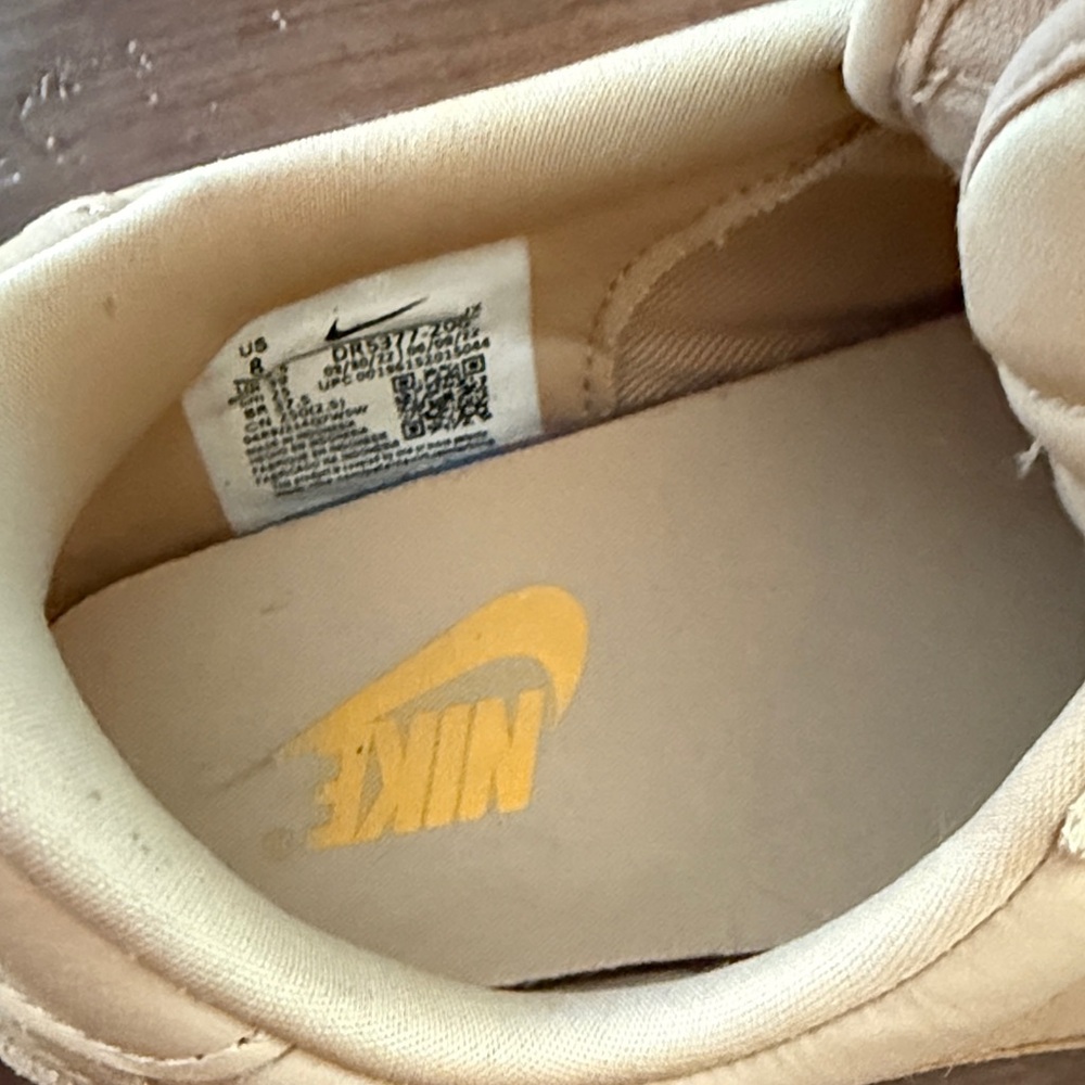 Nike Tan Sneakers Suede Mesh Retro - Picture 3 of 5